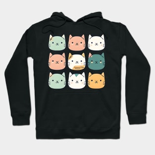 Cute Cat Face Hoodie